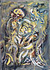 Dans, 1993, guaşă, 86 x 61 cm