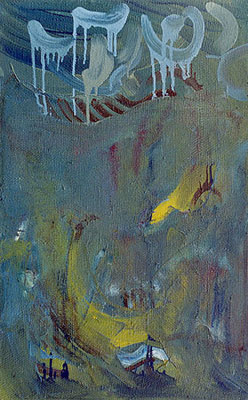 Fără titlu, 1995, ulei pe pânză, 80 x 50 cm