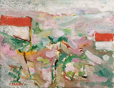 Tet a tet, 2004, oil on canvas, 40 x 50 cm