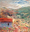 The valley sheepfold, 2004, oil on canvas, 70 x 65 cm
