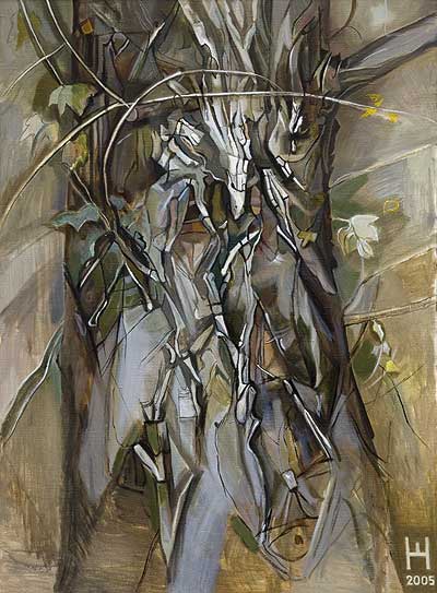 Tree, 2005, 1000 x 730 mm, oil on canvas
