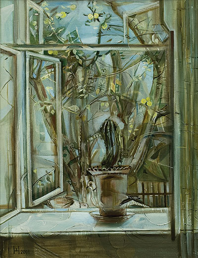 Window, 2001, 800 x 600 mm, oil on canvas