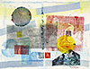 Zbucium 9, 2005, tehnică mixtă pe pânză, 80,3 x 105,3 cm