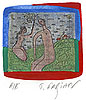 Ballads 18, 2007, watercolor, 8 × 6,7 cm