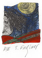 Balade 12, 2007, acuarelă, 7 × 5 cm