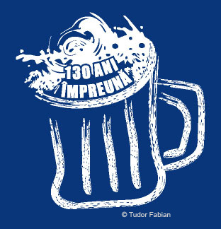 130 ani impreuna. Beer Chisinau – logo