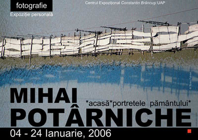 Mihai Potârniche. *Acasă* Portretul Pământului* – afiş A3, panou 167 x 227 cm