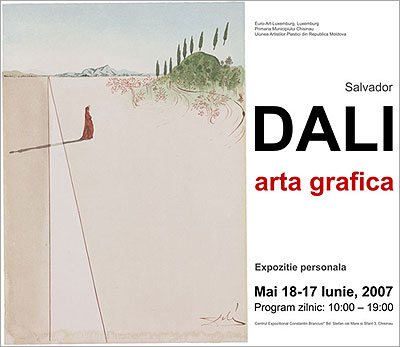 Salvador DALI. Arta grafică – afiş A3, panou 405 x 676 cm