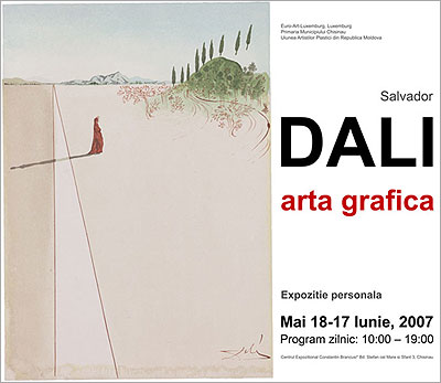 Salvador DALI. Arta grafica – poster A3, billboard 405 x 676 cm