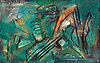 Рельеф III, 25,1 × 40 см, ассамбляж, картон, масло