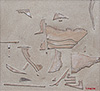 Relief 9, 1993, 43 × 47 cm, asamblaj, acril pe carton