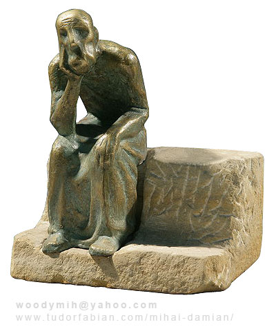 Singurătate, bronz, granit, 2000, 240x270x155 mm