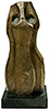 Tors, bronz, granit, 1996, 100x210x80 mm